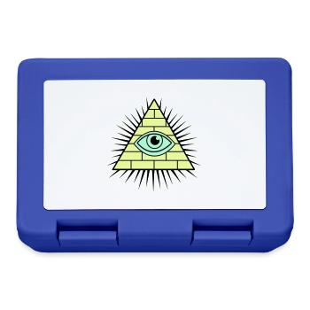 Illuminati Pyramid - Lunchbox - royal blue - Front