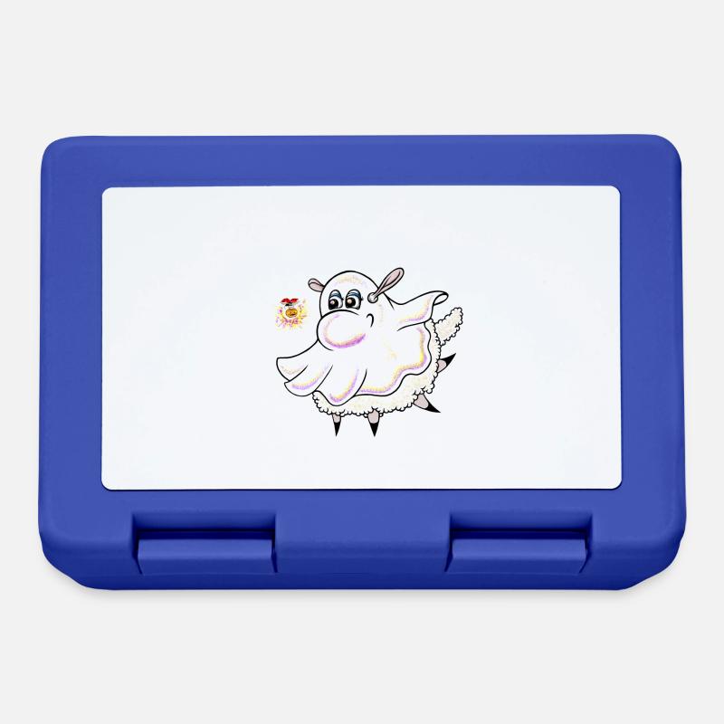 Wolly Sheepling Halloween Ghost - Brotdose - Royalblau