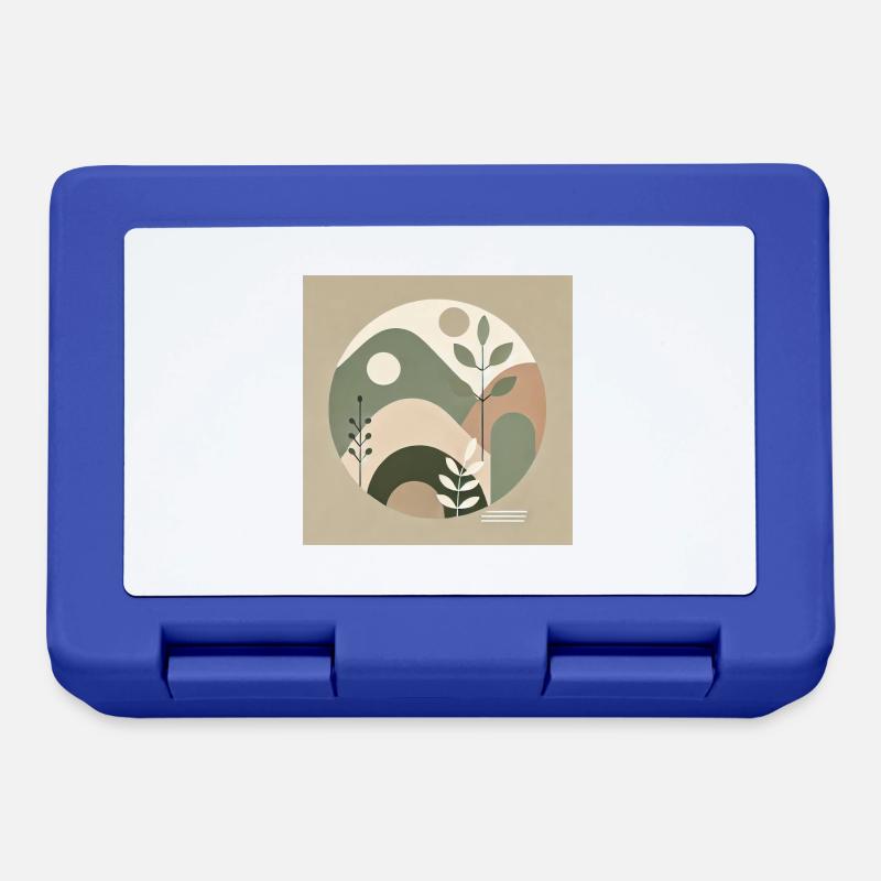 Botanical Minimalism - Lunchbox - royal blue