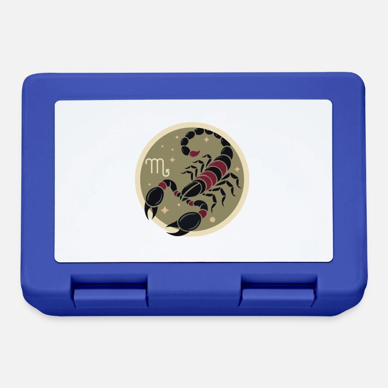 Design « Crimson Sting » - Boîte à goûter - bleu royal