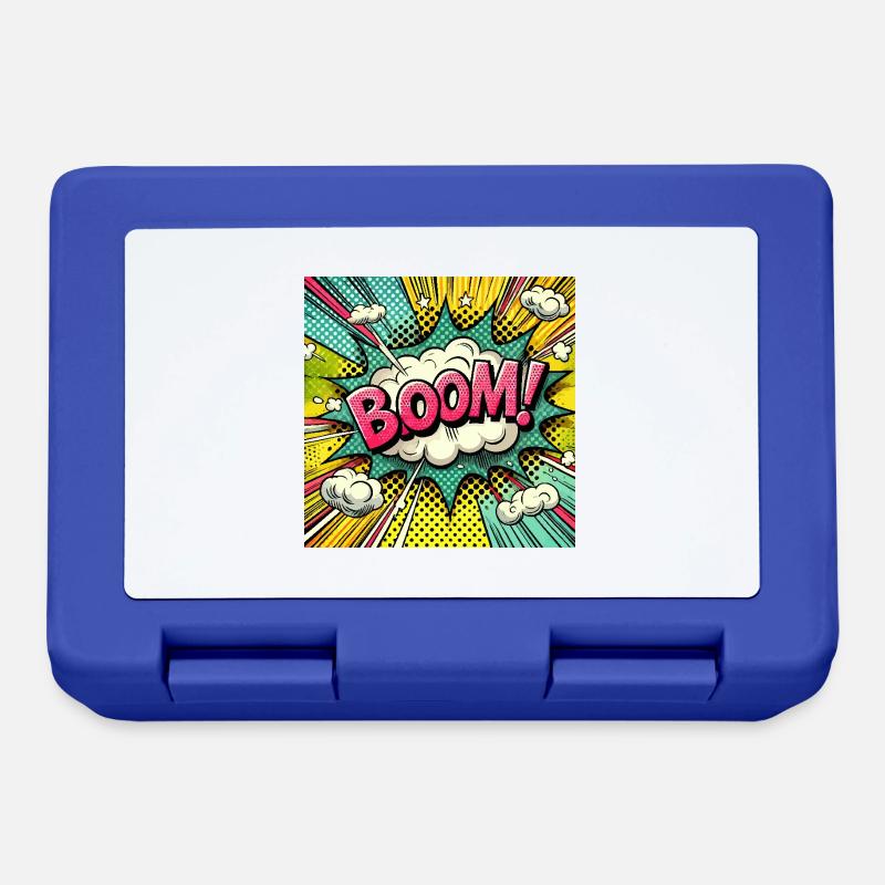 BOOM! - Comic Book Blast - Lunchbox - royal blue