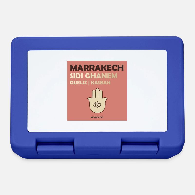 Marrakech Morocco - Lunchbox - royal blue