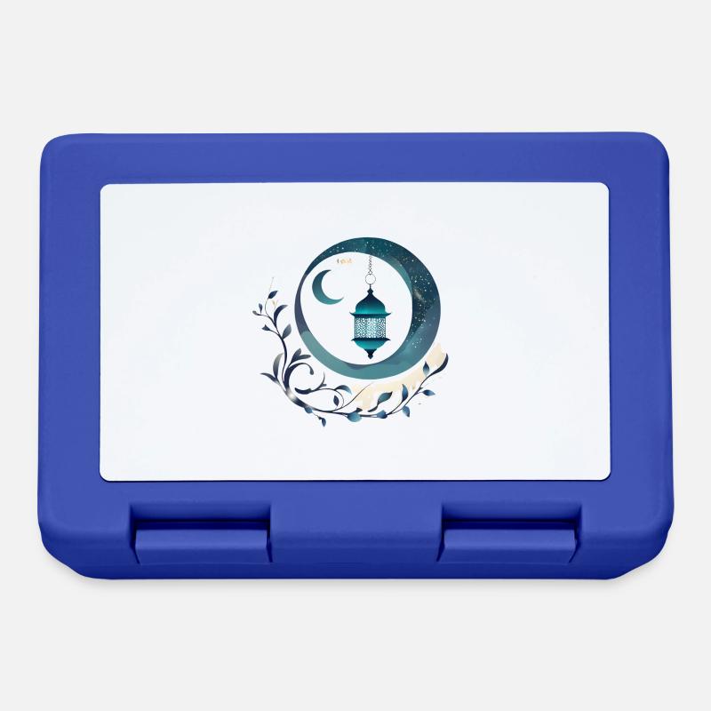 Ramadan Geschenk Eid Mubarak Islam Allah Muslim - Brotdose - Royalblau