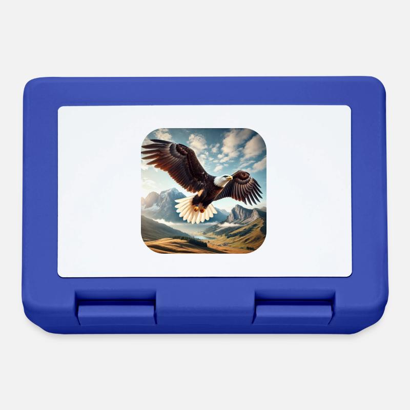 Bald eagle - Lunchbox - royal blue