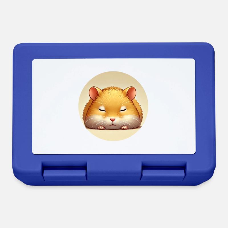 Hamster - Brotdose - Royalblau