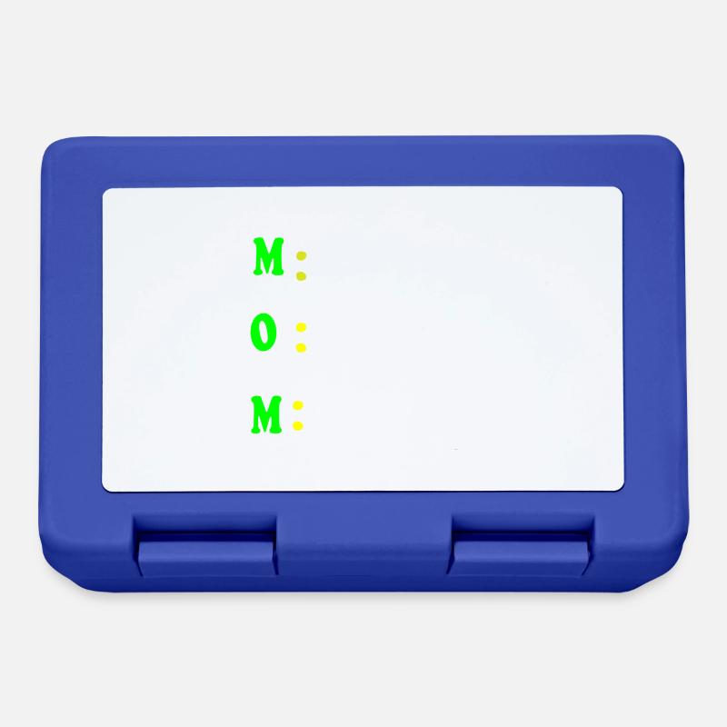 Conception de la motivation de la mère - Boîte à goûter - bleu royal
