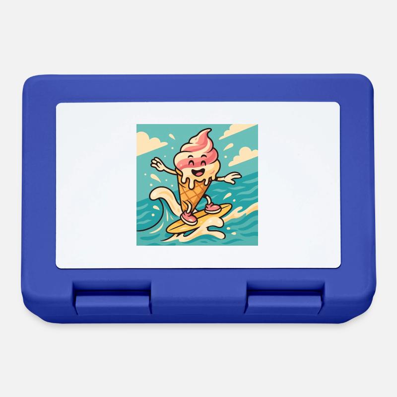 Surfer – Summer Fun & Freshness - Lunchbox - royal blue