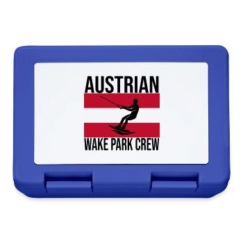 Austrian Wake Crew Wakeboard Shirt - Brotdose - Royalblau - Vorne