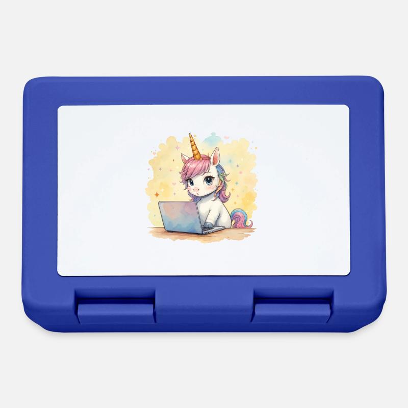 Programmation Licorne - Boîte à goûter - bleu royal