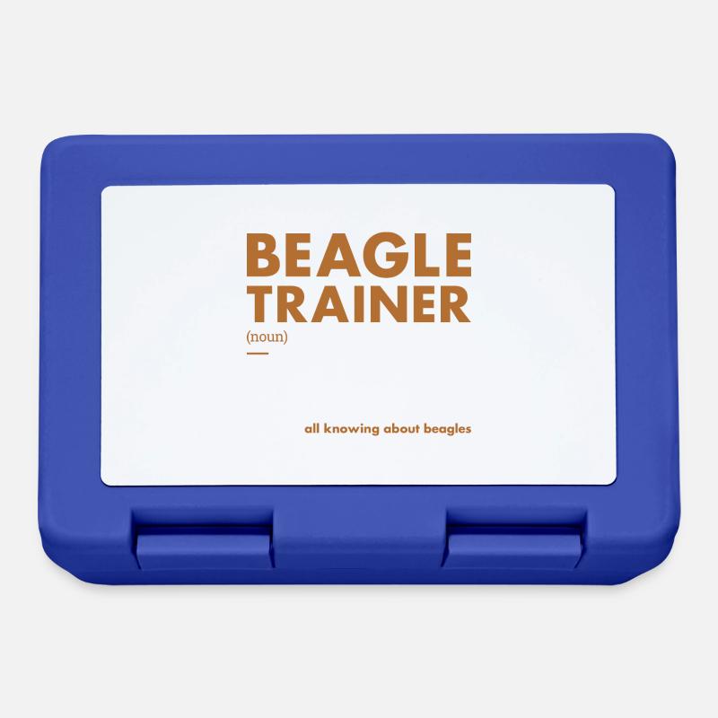 Beagle Trainer Definiton - Brotdose - Royalblau