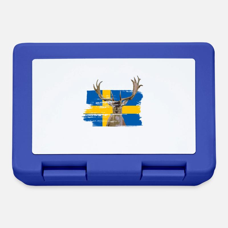 Orignal de Suède - Boîte à goûter - bleu royal