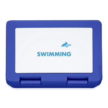 Sport Je ne suis pas fou de natation - Boîte à goûter - bleu royal - Devant