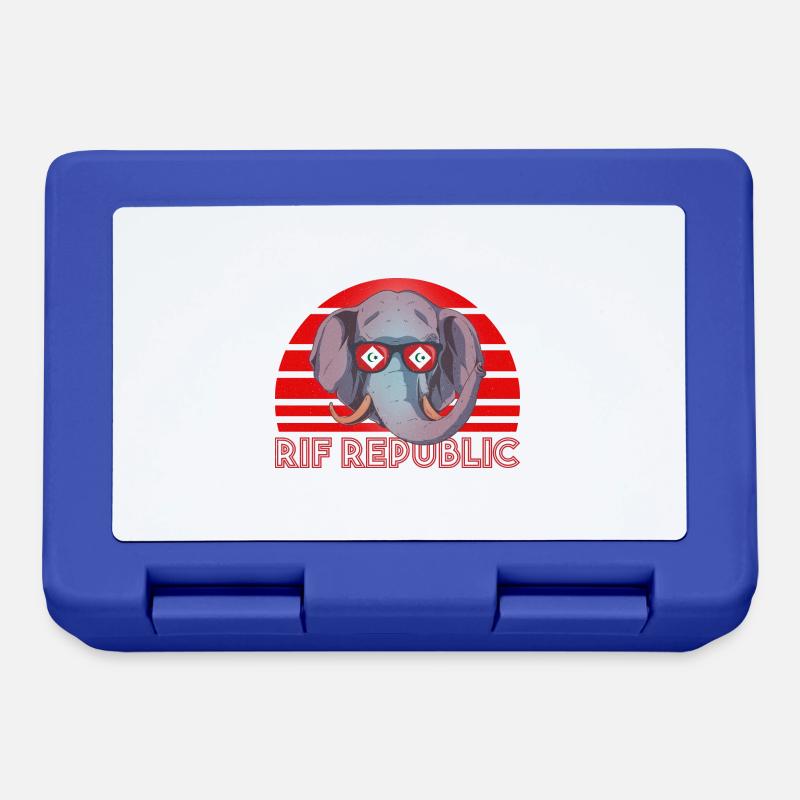 République du Rif - Boîte à goûter - bleu royal