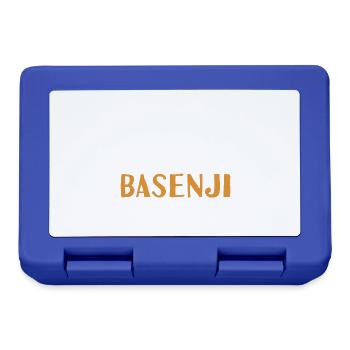 Dog Property Of A Basenji - Brotdose - Royalblau - Vorne