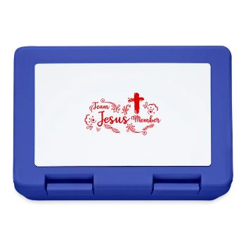Team Jesus - Lunchbox - royal blue - Front