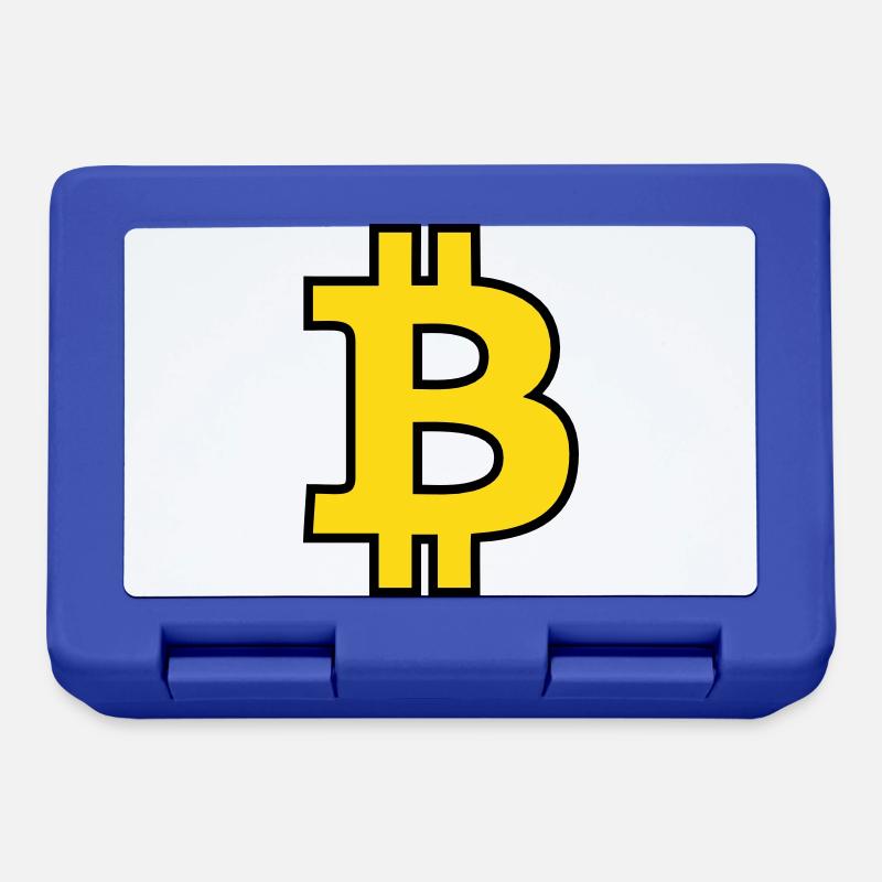 Bitcoin Satoshi Nakamoto - Brotdose - Royalblau