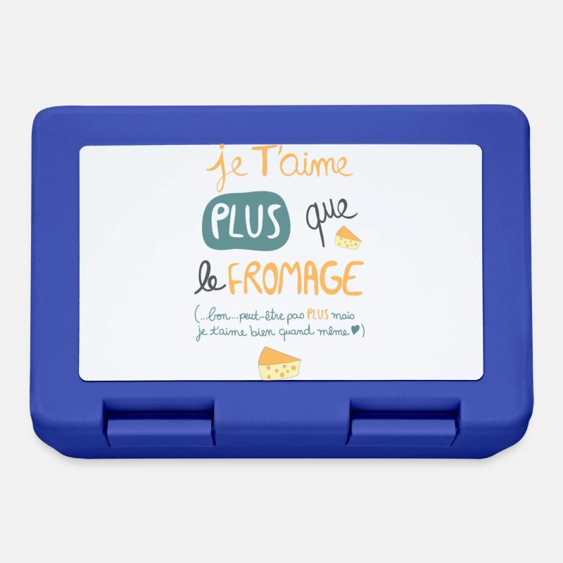 fromage - Boîte à goûter - bleu royal