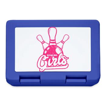 Bowling Girls - Lunchbox - royal blue - Front