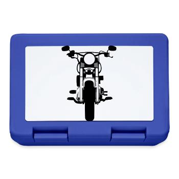 Motorcycle - Lunchbox - royal blue - Front