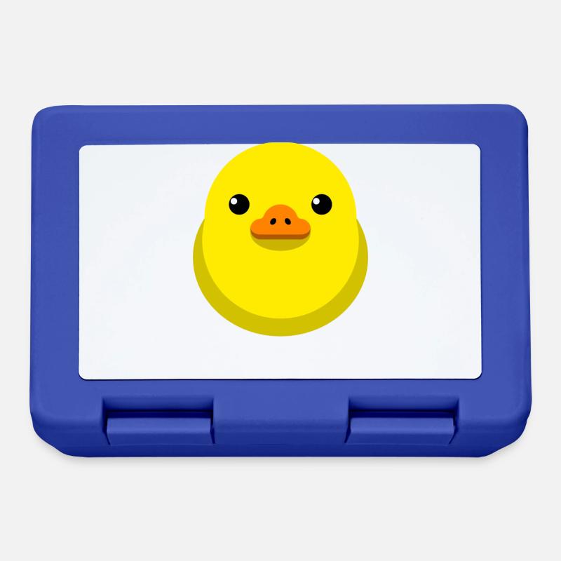 Chick Yellow le Quack for dark backgrounds - Lunchbox - royal blue