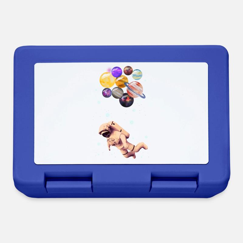 Planetary Astronauts - Lunchbox - royal blue