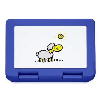 Sheep Sun 3 - Lunchbox - royal blue - Front