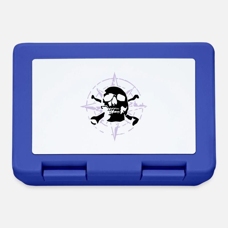 windrose_skull_02_d_3c - Boîte à goûter - bleu royal