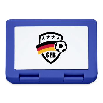 German Football Crest 01 - Lunchbox - royal blue - Front