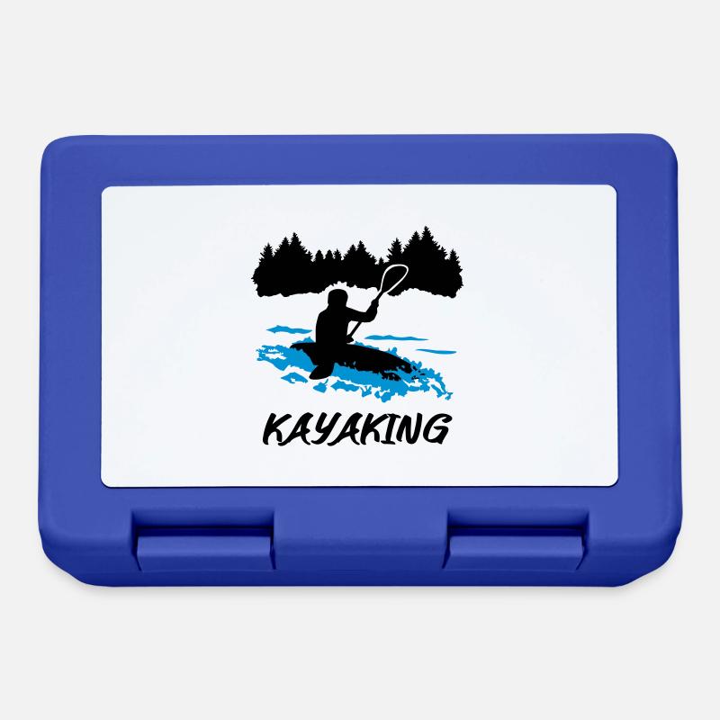 Kayak, kayak - Boîte à goûter - bleu royal