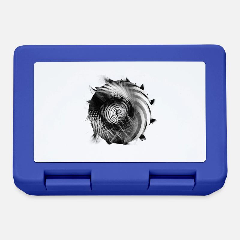 Abstract Black Hole - Lunchbox - royal blue