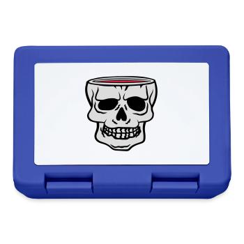 Mug Skull Horreur Halloween - Boîte à goûter - bleu royal - Devant