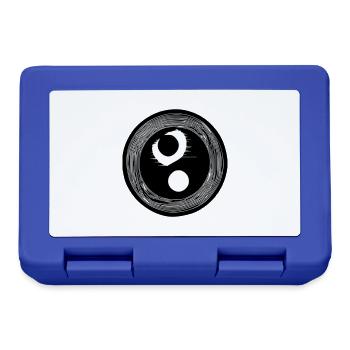 Yin Yang Signe Symbole Paix Bonheur Vecteur 8 - Boîte à goûter - bleu royal - Devant
