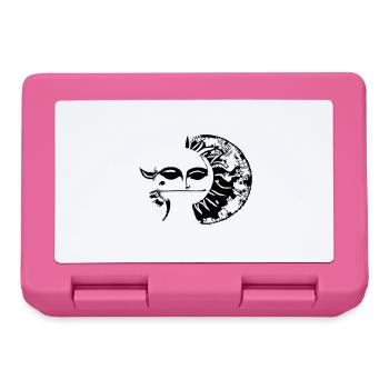 Sun Moon Mosaic Astrology Symbol Vector 04 - Lunchbox - pink - Front
