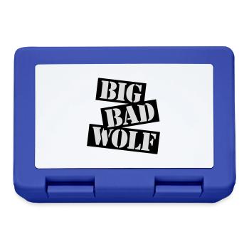 big bad wolf quote - Lunchbox - royal blue - Front