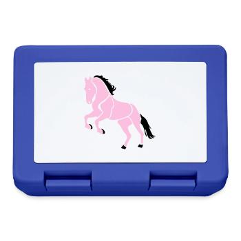 Cabriole cavalière - Boîte à goûter - bleu royal - Devant