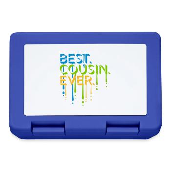 best cousin ever quote - Lunchbox - royal blue - Front