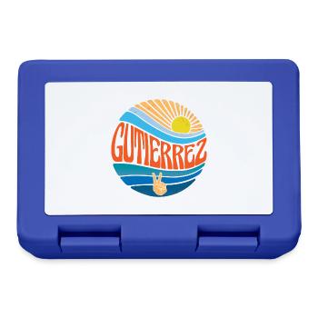 Gutierrez Chemise Vintage Sunset Gutierrez Groovy - Boîte à goûter - bleu royal - Devant