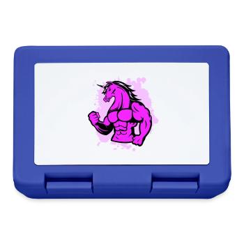 strong unicorn 1 - Brotdose - Royalblau - Vorne