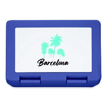 Barcelone - Boîte à goûter - bleu royal - Devant