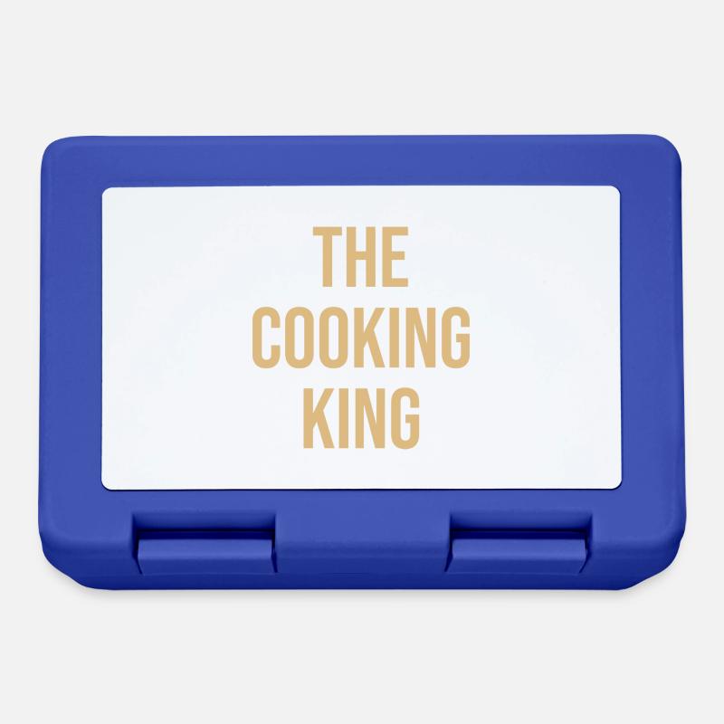 the cooking king - Lunchbox - royal blue