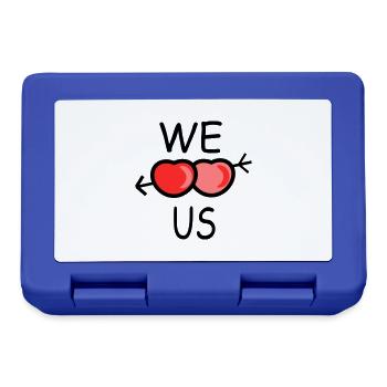 We love us - Lunchbox - royal blue - Front