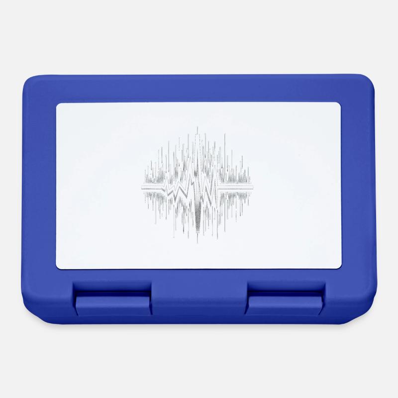 Fréquence cardiaque - Boîte à goûter - bleu royal