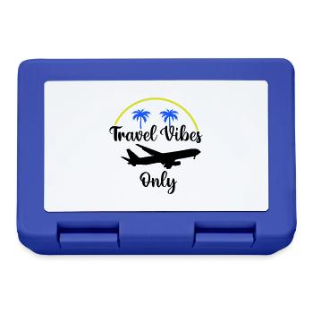 Travel Vibes Only - Lunchbox - royal blue - Front