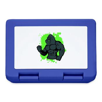 gorilla stark tier - Brotdose - Royalblau - Vorne