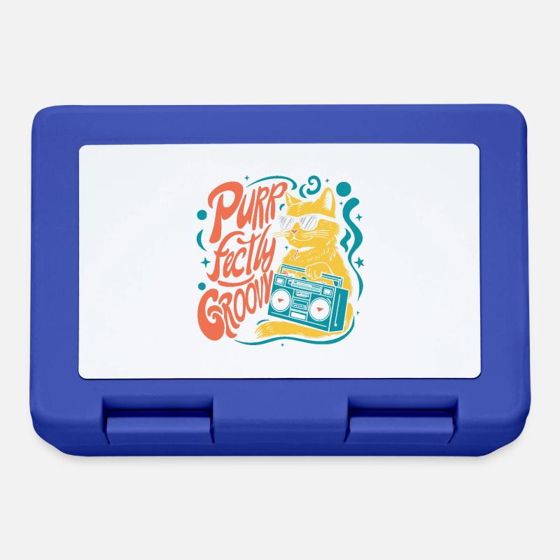 Parfaitement groovy - Boîte à goûter - bleu royal