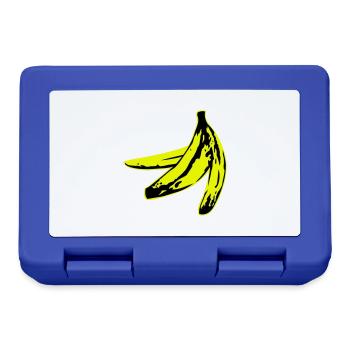 warholish banana peel - Brotdose - Royalblau - Vorne
