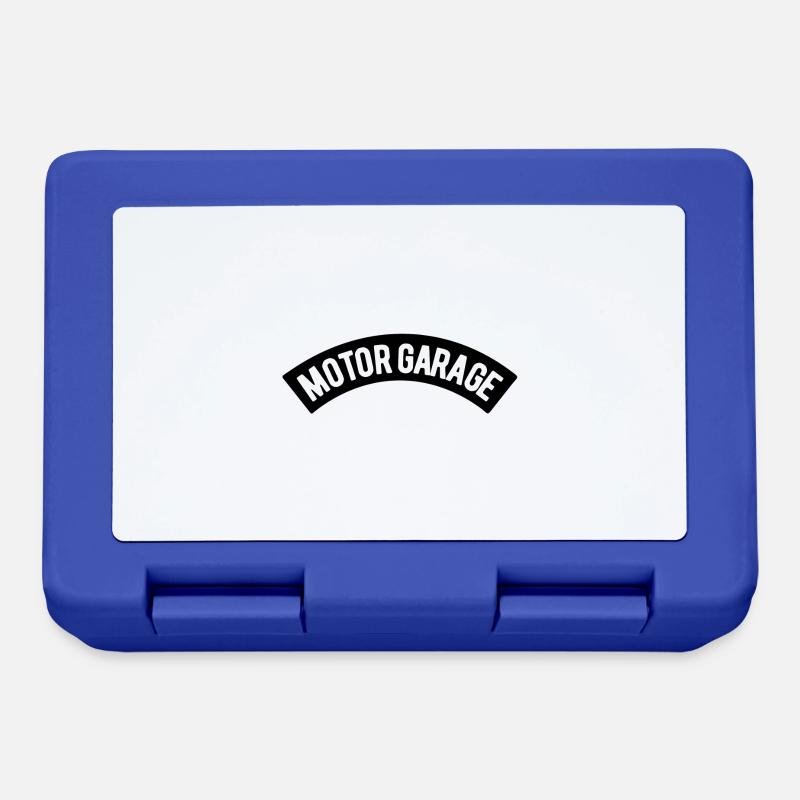 Motor Garage Banner - Brotdose - Royalblau