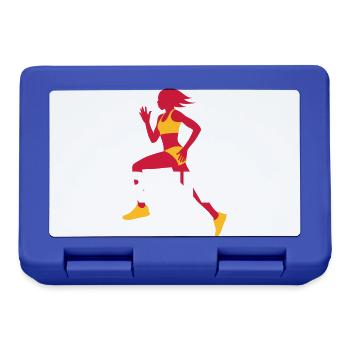 Running T-Shirt - Workout - Fitness - Lunchbox - royal blue - Front