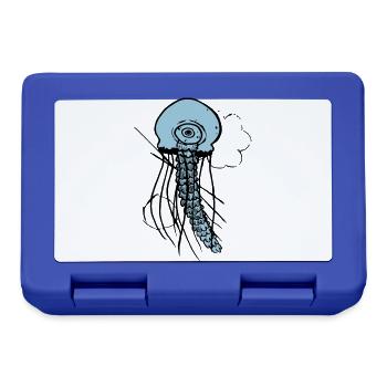 jellyfish - Lunchbox - royal blue - Front