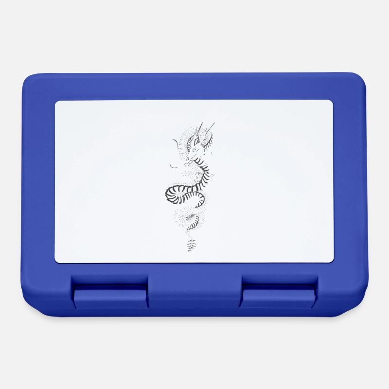 dragon - Lunchbox - royal blue